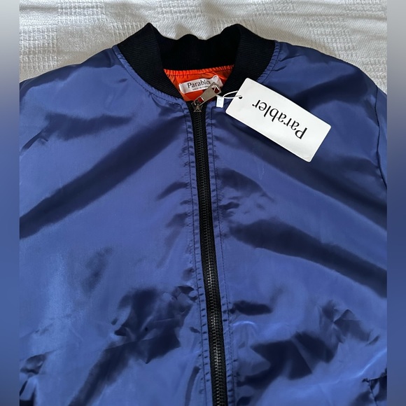 NEW BLUE Parabler Women’s Bomber Jacket - Picture 2 of 8